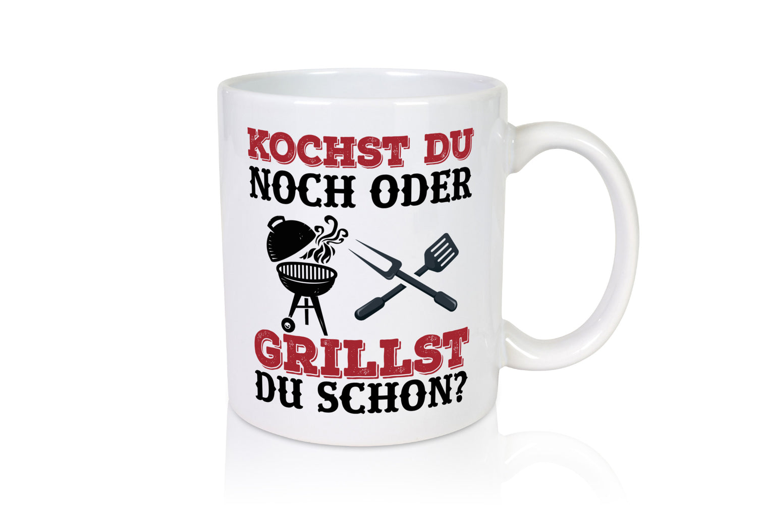 Grillst du schon? | Spruch Tasse Grillen Männer Geschenkidee Humor