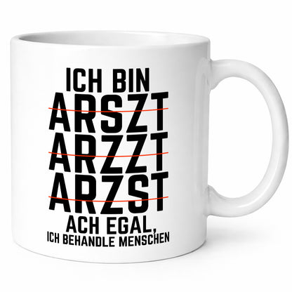Ich bin Arzt | Rechtschreibung Klinik lustiger Spruch lustig Humor Geschenkidee