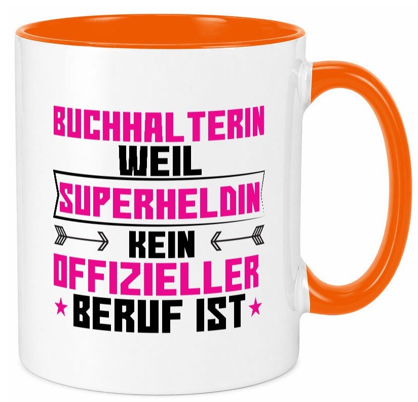 Superheldin Buchhalterin | Buchhaltung Humor lustig Geschenkidee Geschenk Tasse