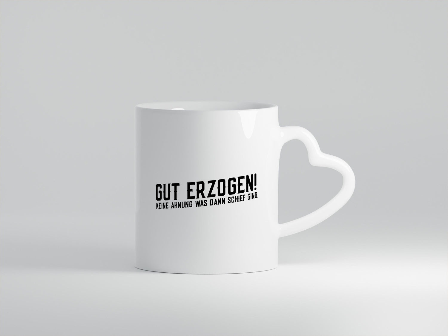 Gut erzogen | Teenager Pubertät lustiger Spruch Humor Geschenkidee Tasse