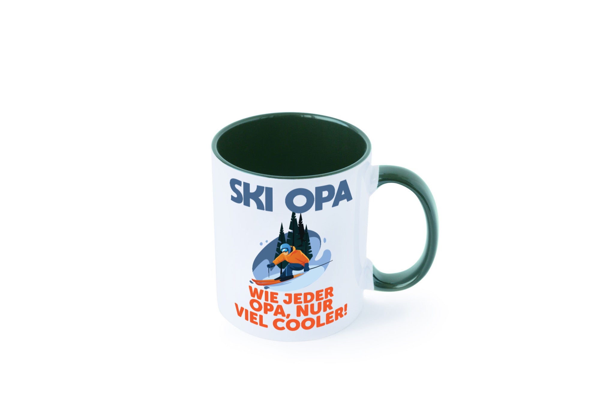 Ski Opa, normal, nur cooler | Skifahrer Bäume Schnee Geschenkidee Familie Humor