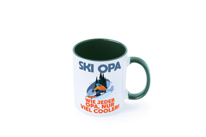Ski Opa, normal, nur cooler | Skifahrer Bäume Schnee Geschenkidee Familie Humor