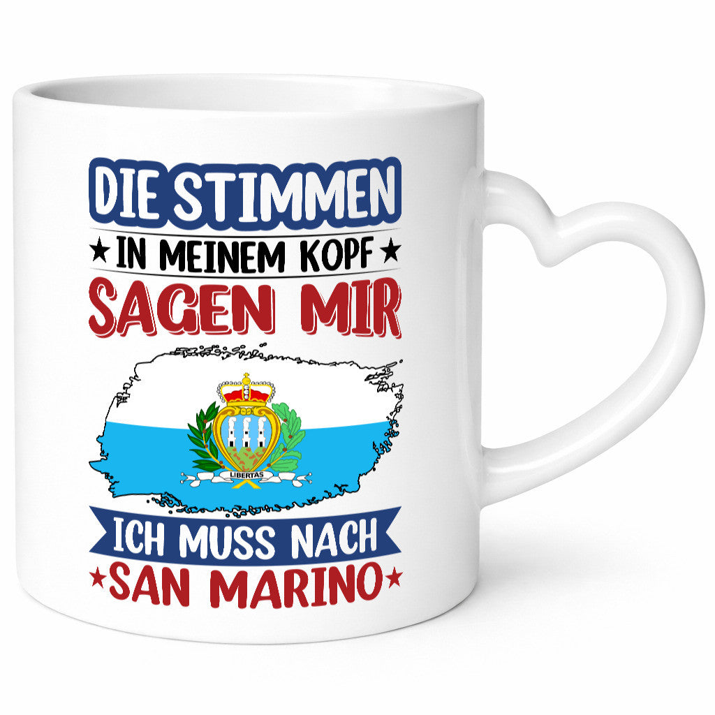 San Marino | Urlaub Stimmen in meinem Kopf Traumland v2 lustiger Spruch