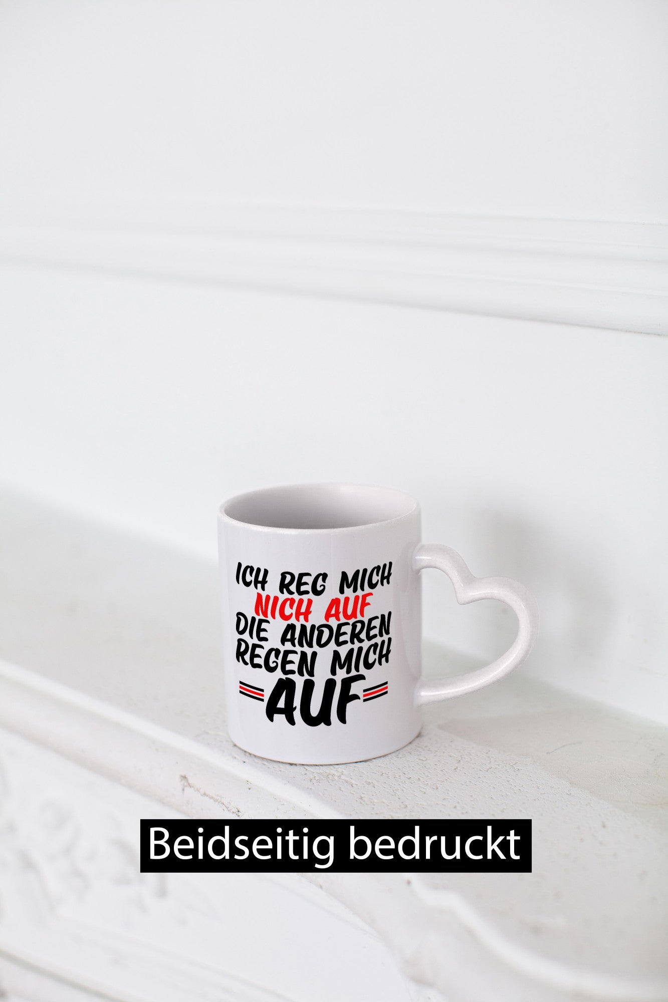 Ich reg mich nicht auf | lustiger Spruch Kollegen Humor Geschenk Arbeit Büro