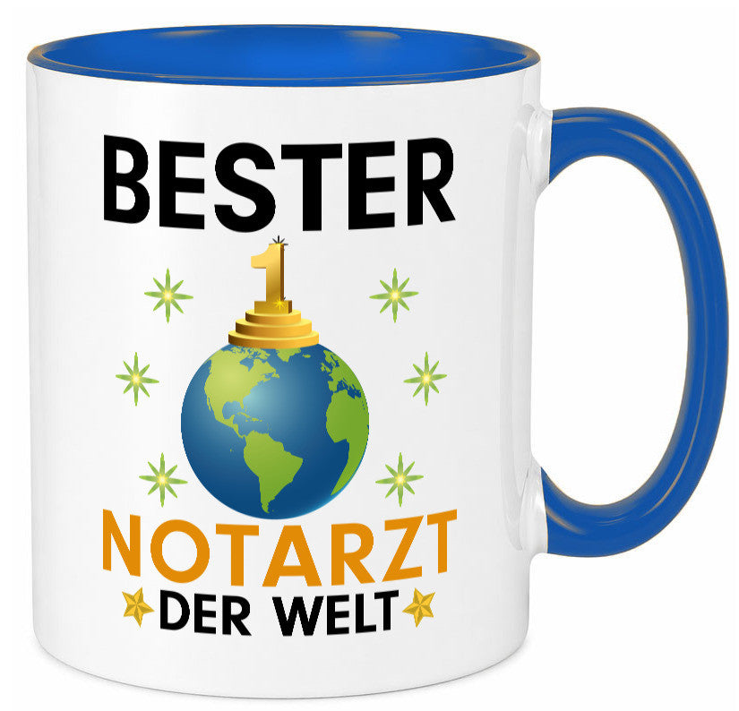 Welt Bester Notarzt | Arzt lustiger Spruch Geschenk Humor Geschenkidee Tasse