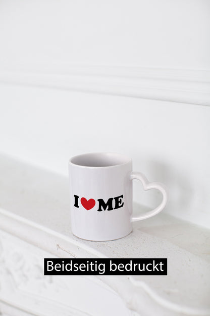 I love me vl8 Geschenk Humor Geschenkidee lustiger Spruch Tasse
