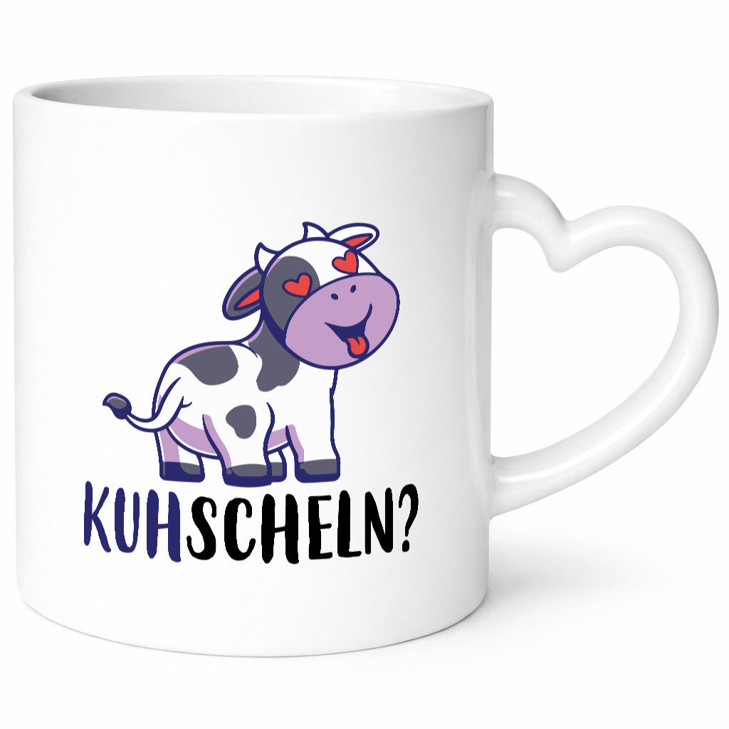 Kuhscheln | Kuh Kuscheln Paar Geschenk Humor Geschenkidee lustiger Spruch Tasse