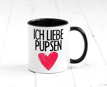 Ich liebe Pupsen Geschenkidee Humor Tasse