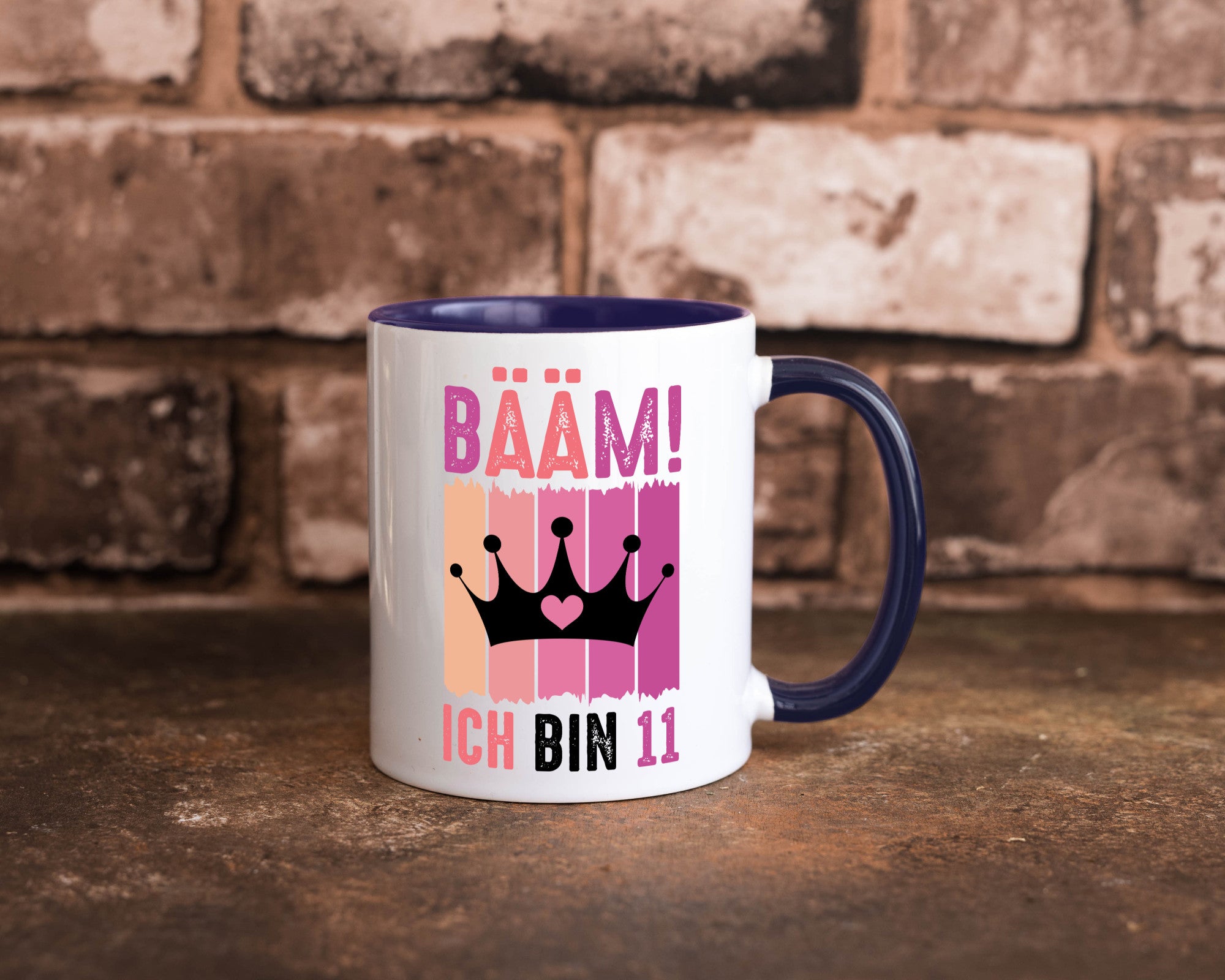 11. Geburtstag | 11 Jahre Bääm ich bin Krone Humor Geschenkidee Tasse
