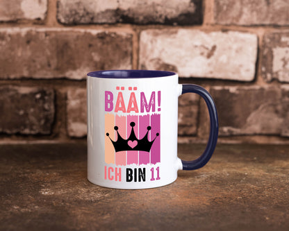 11. Geburtstag | 11 Jahre Bääm ich bin Krone Humor Geschenkidee Tasse