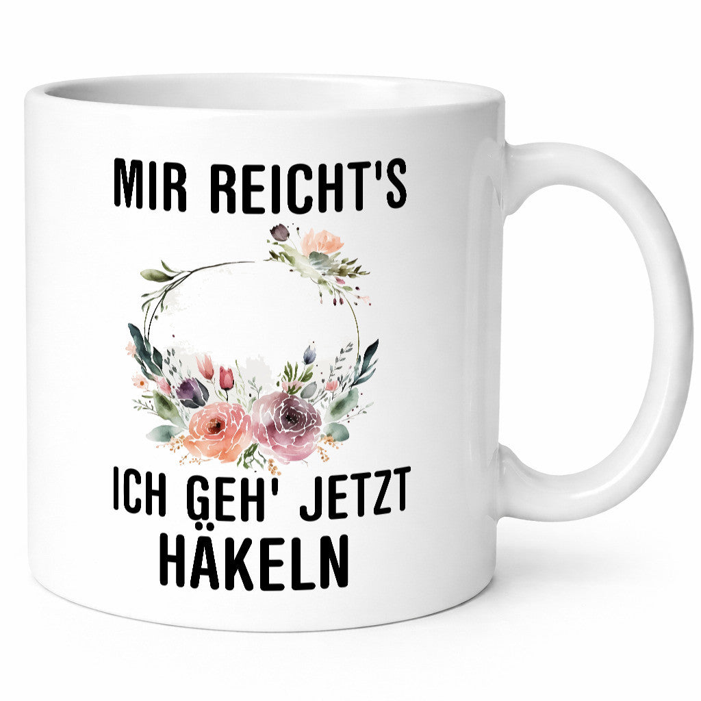 Ich geh jetzt häkeln | Häkelzubehör Freundin Geschenkidee Humor Tasse