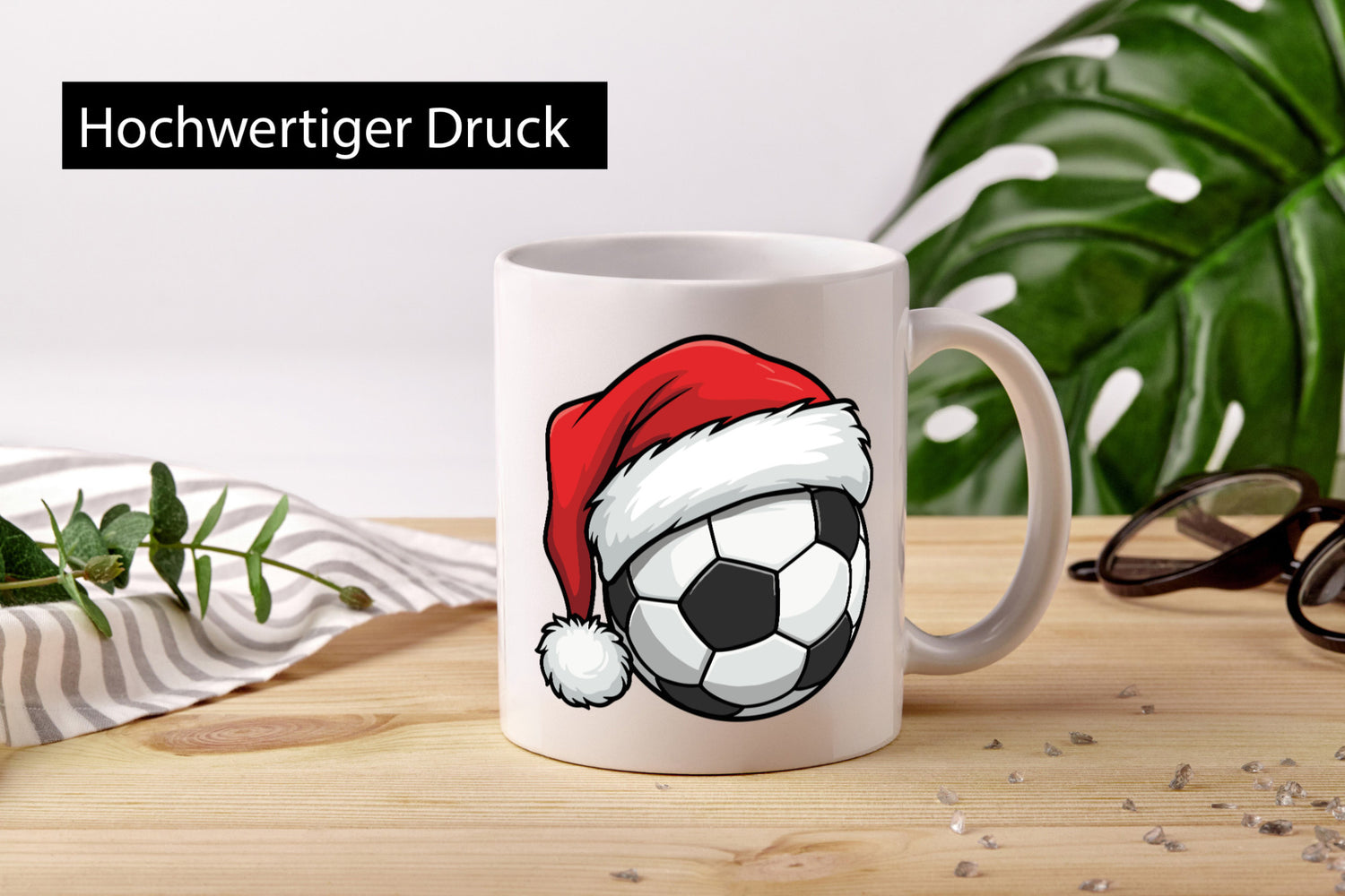 Weihnachten | Fußball Weihnachtsmütze v2 Geschenk Humor Geschenkidee lustiger