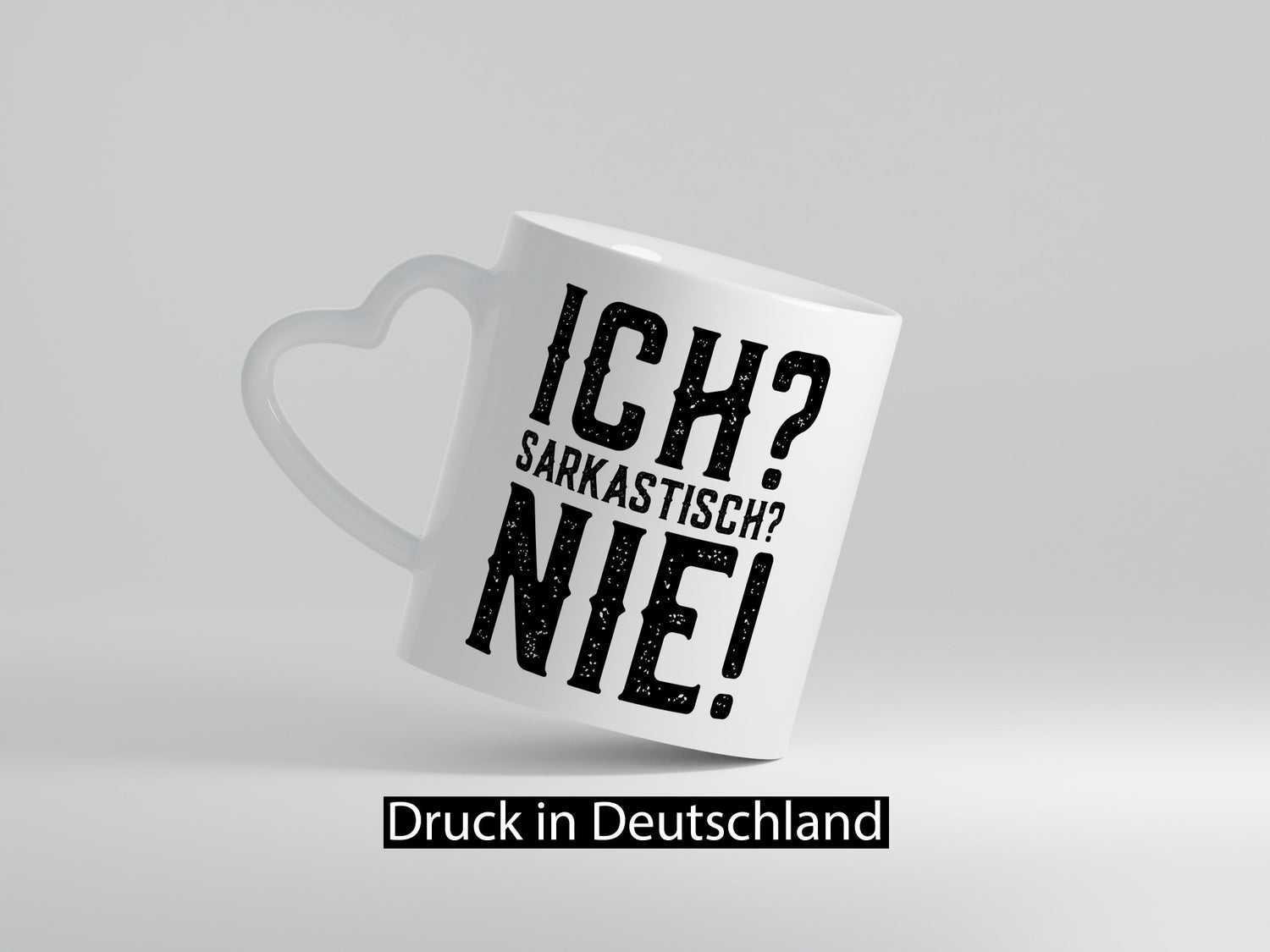 Ich? sarkastisch? Nie! | Lustig Humor Geschenkidee Tasse