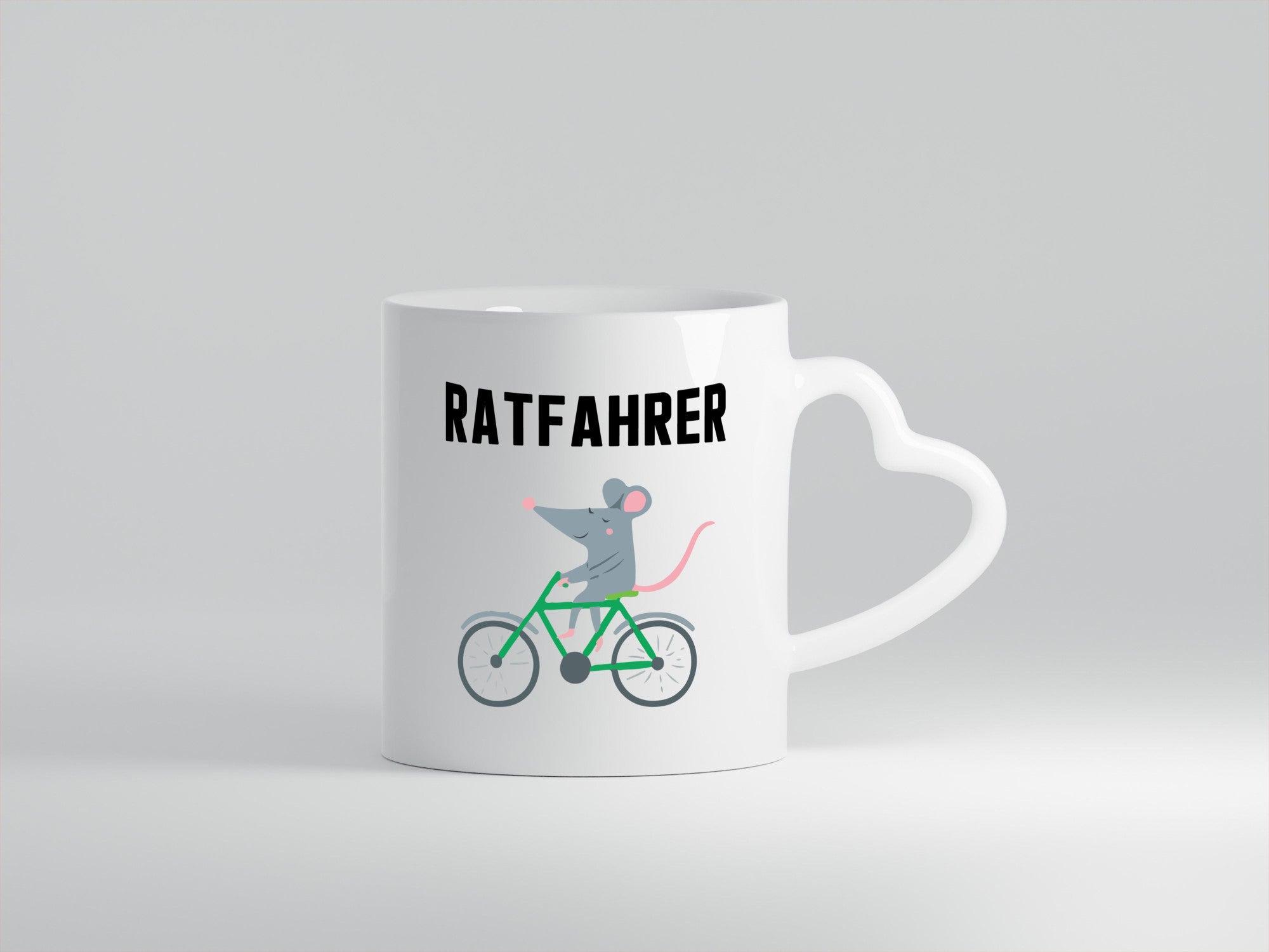 Ratfahrer Motiv | Radfahrer Tasse Ratte lustig Geschenkidee Humor