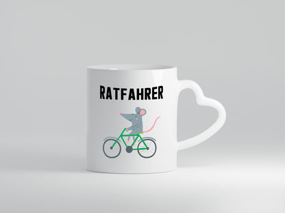 Ratfahrer Motiv | Radfahrer Tasse Ratte lustig Geschenkidee Humor