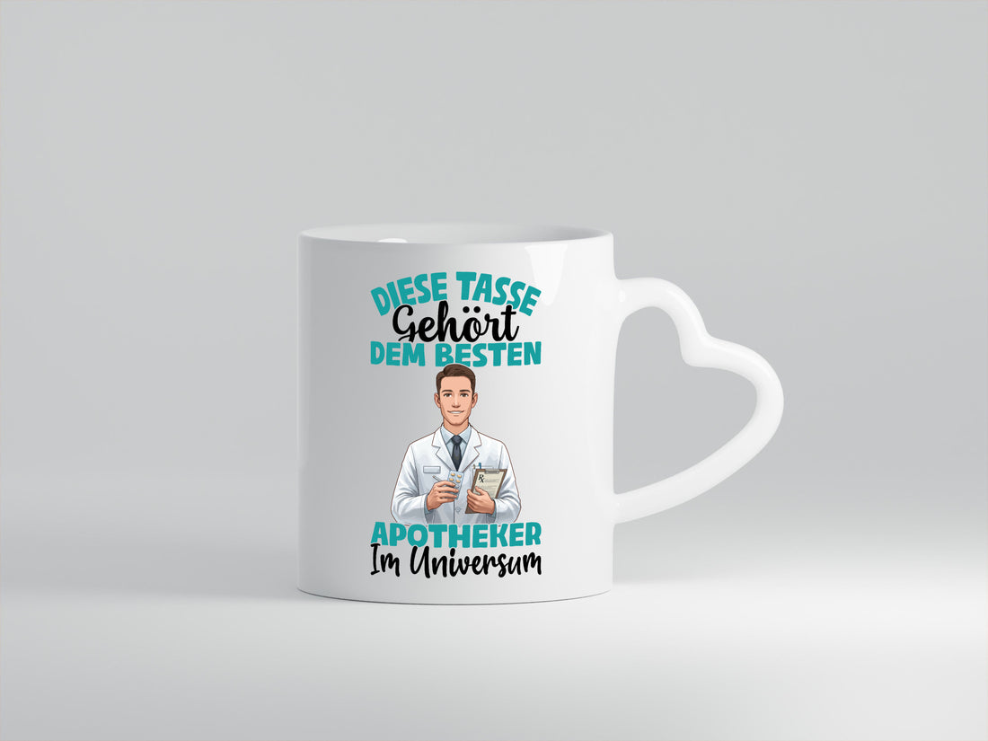 Im Universum: Apotheker | Apotheke Pharmazie Geschenkidee Humor Tasse