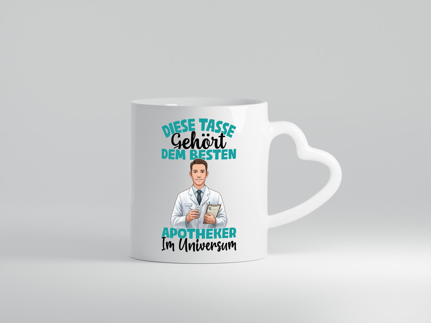 Im Universum: Apotheker | Apotheke Pharmazie Geschenkidee Humor Tasse