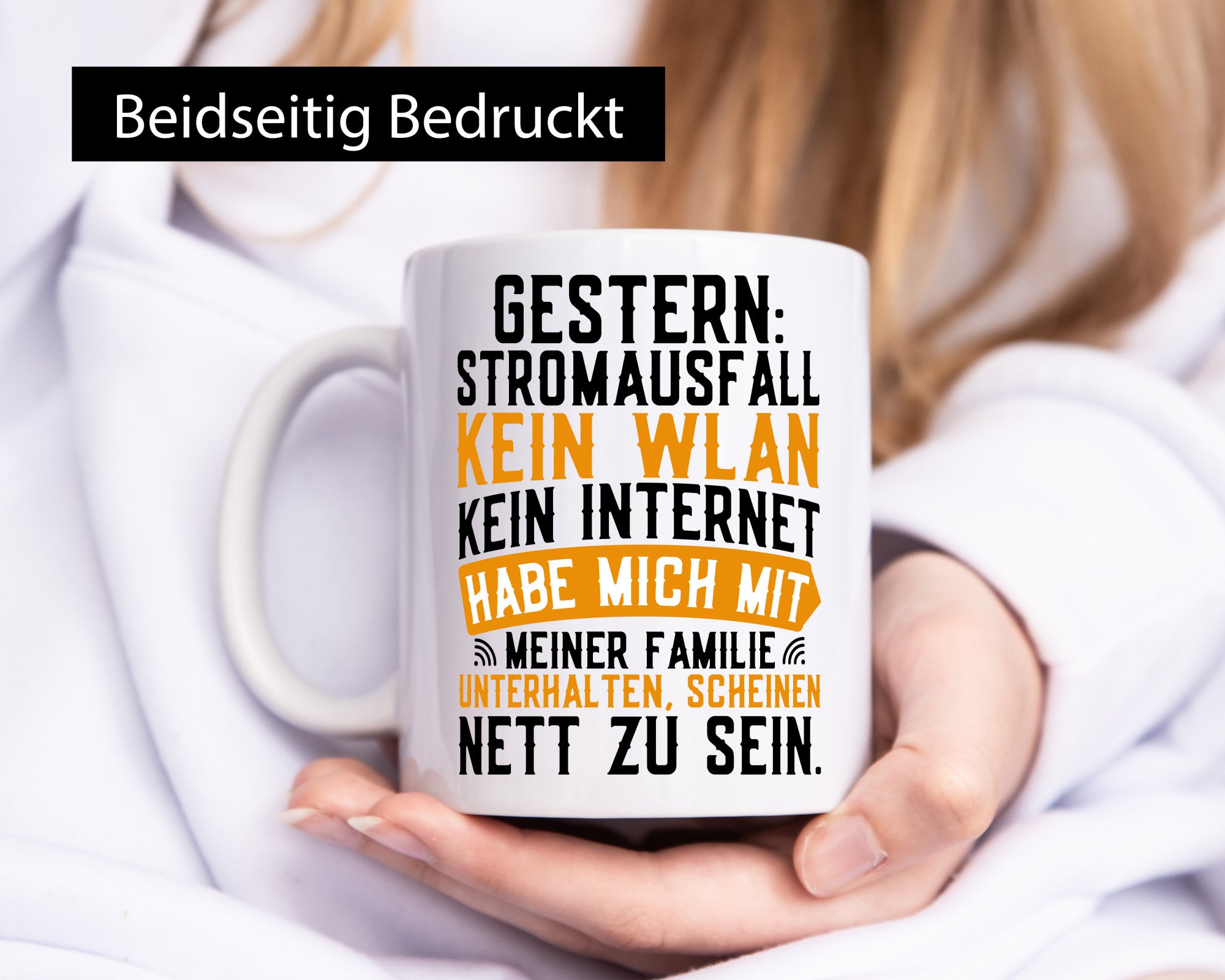 Stromausfall | Hab meine Familie kennengelernt lustig Geschenkidee Geschenk