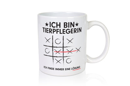 Löse Probleme: Tierpflegerin | Pflegeberuf Tierheim v3 Humor Arbeit Kollegen