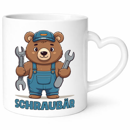 Schraubär | Bär Mechaniker Schrauber Geschenk Humor Geschenkidee lustiger