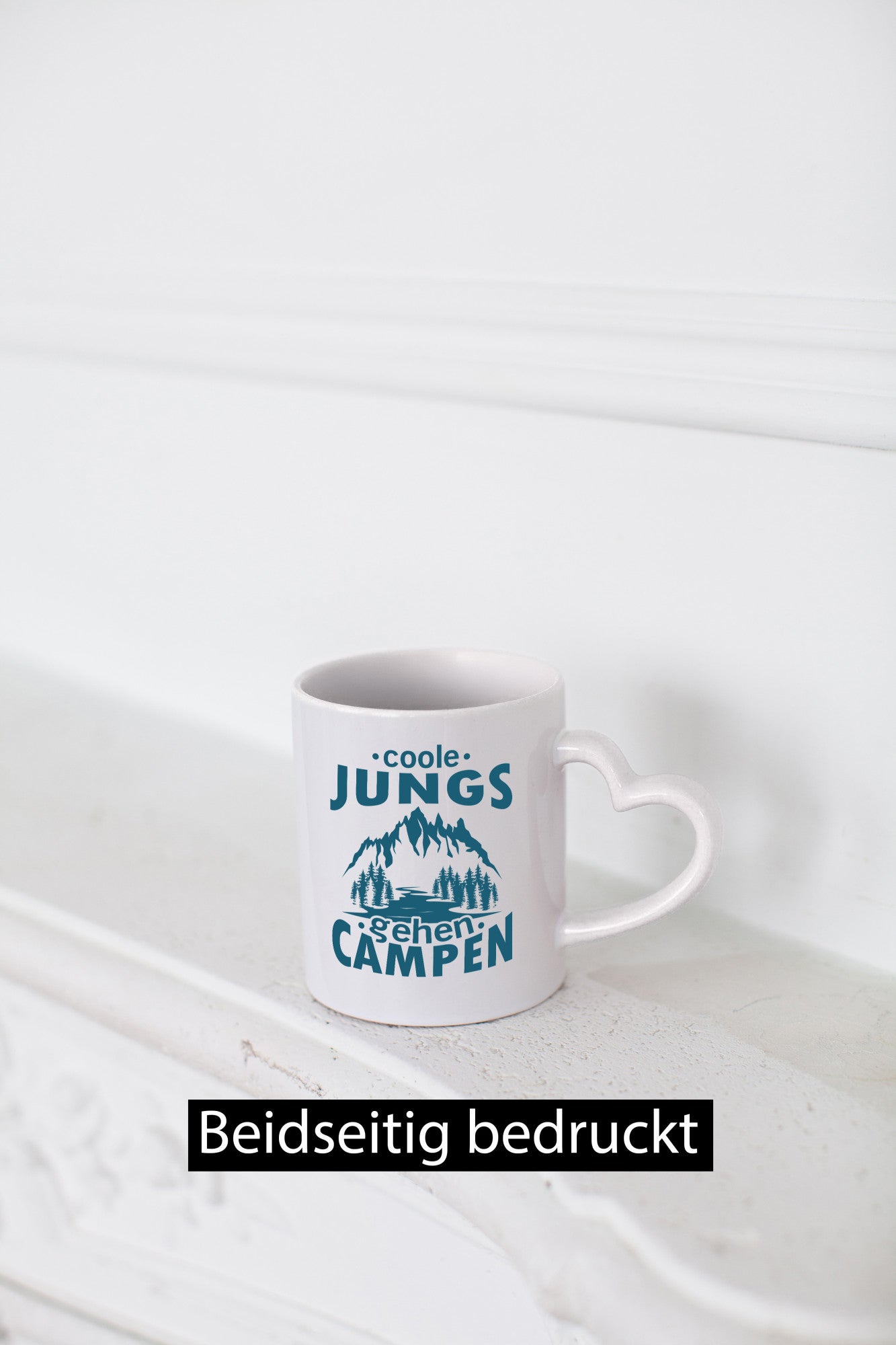 Coole Jungs gehen Campen | Berge See Geschenkidee Humor Tasse