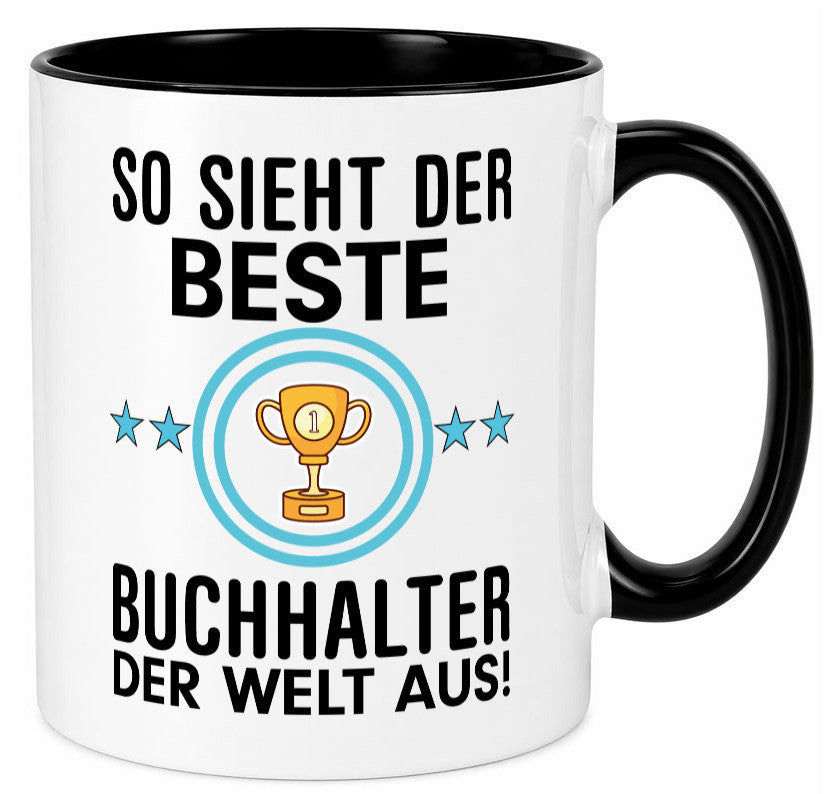 Bester Buchhalter | Büro Kollegen Beruf Geschenk Arbeit lustiger Spruch Tasse