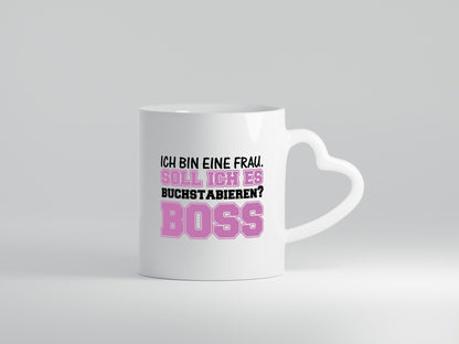 Ich bin der Boss Geschenk Humor Geschenkidee lustiger Spruch Tasse