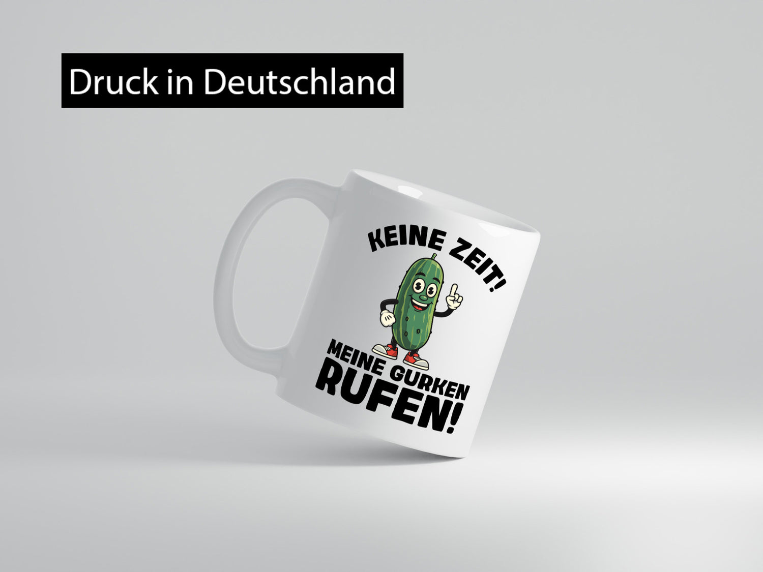 Keine Zeit meine gurken rufen | Hobbygärtner Gurcken Geschenkidee Humor Tasse