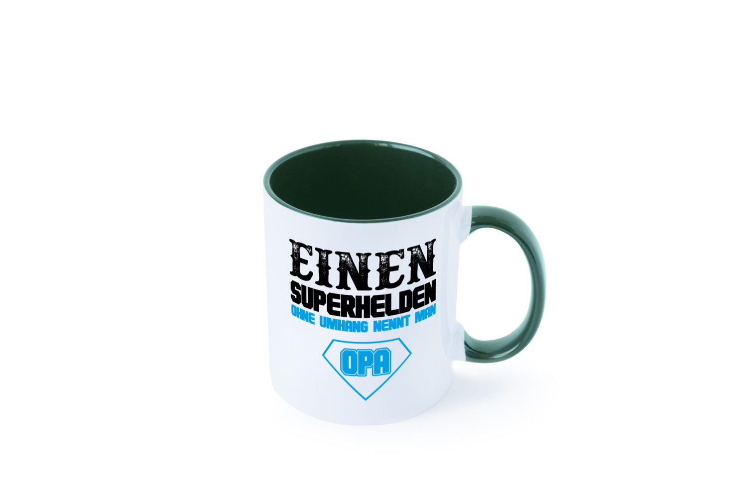 Superheld Opa Geschenk Familie Geschenkidee lustiger Spruch Tasse