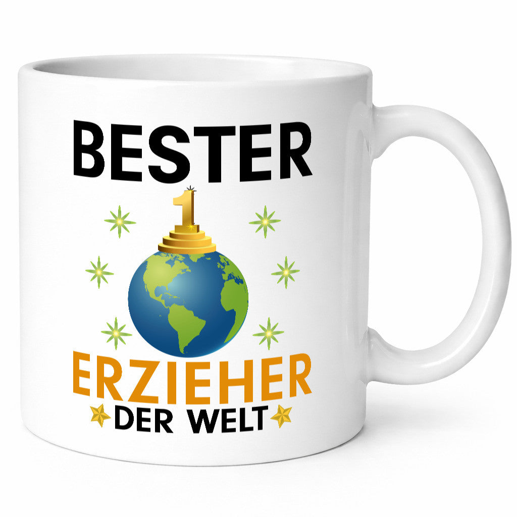 Welt Bester Erzieher | Pädagoge Schule lustig Humor Geschenkidee Geschenk Tasse