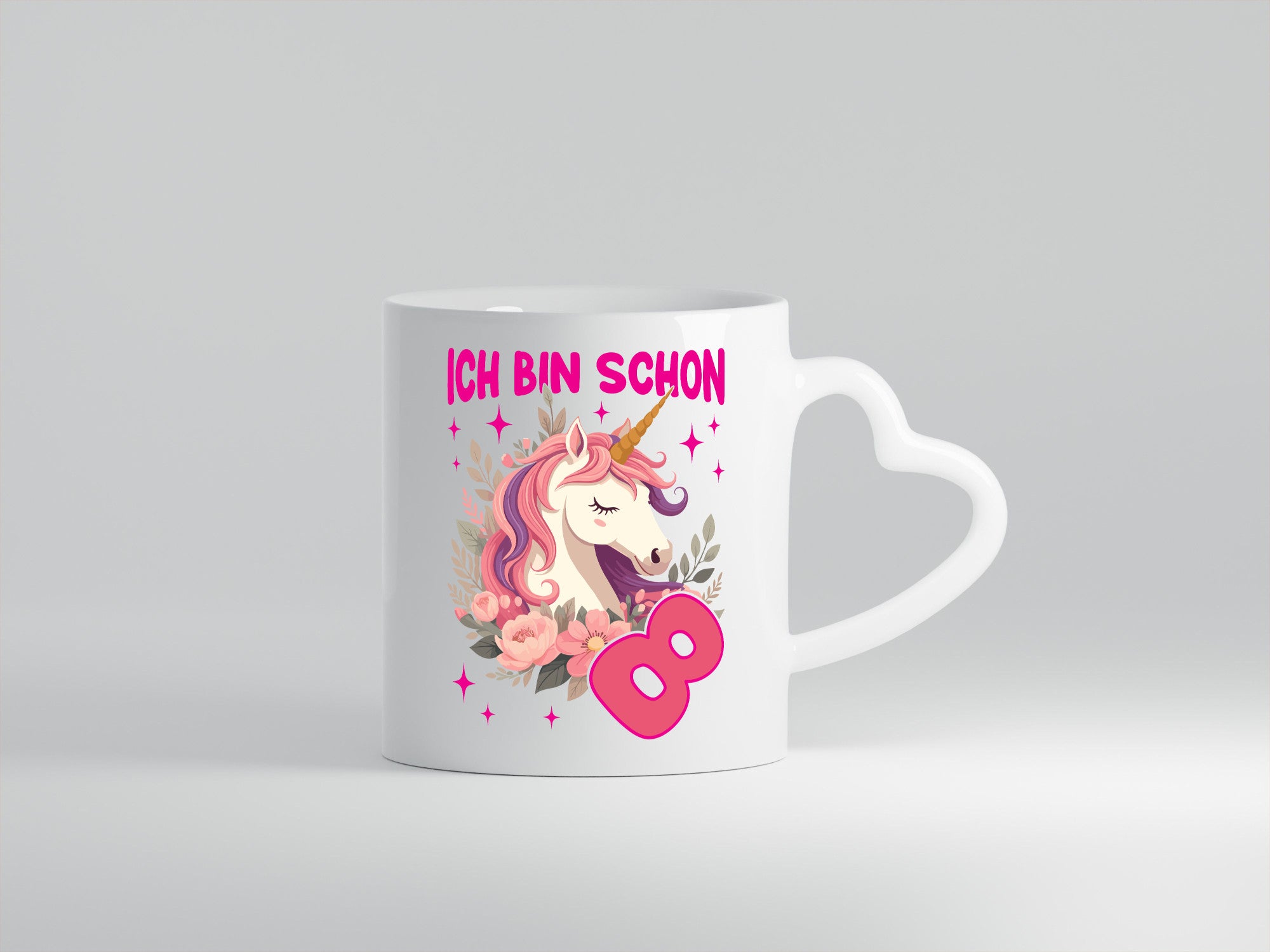 8. Geburtstag | 8 Jahre Einhorn Mädchen Humor Geschenkidee Tasse