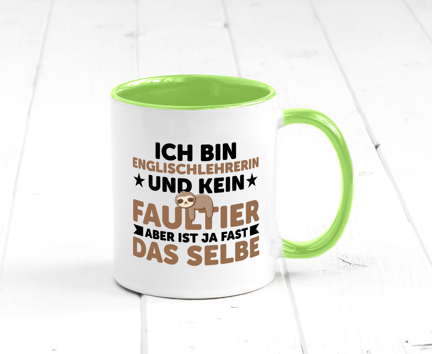 Ich bin kein Faultier: Englischlehrerin | Englisch Lehrerin lustiger Spruch