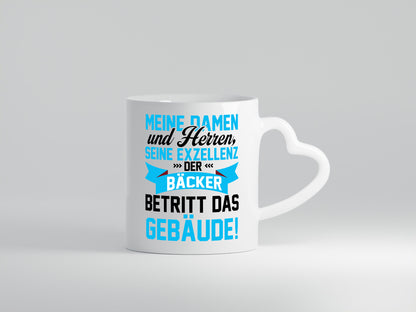 Der Bäcker Betritt den Raum | Meister Geschenkidee Humor Tasse