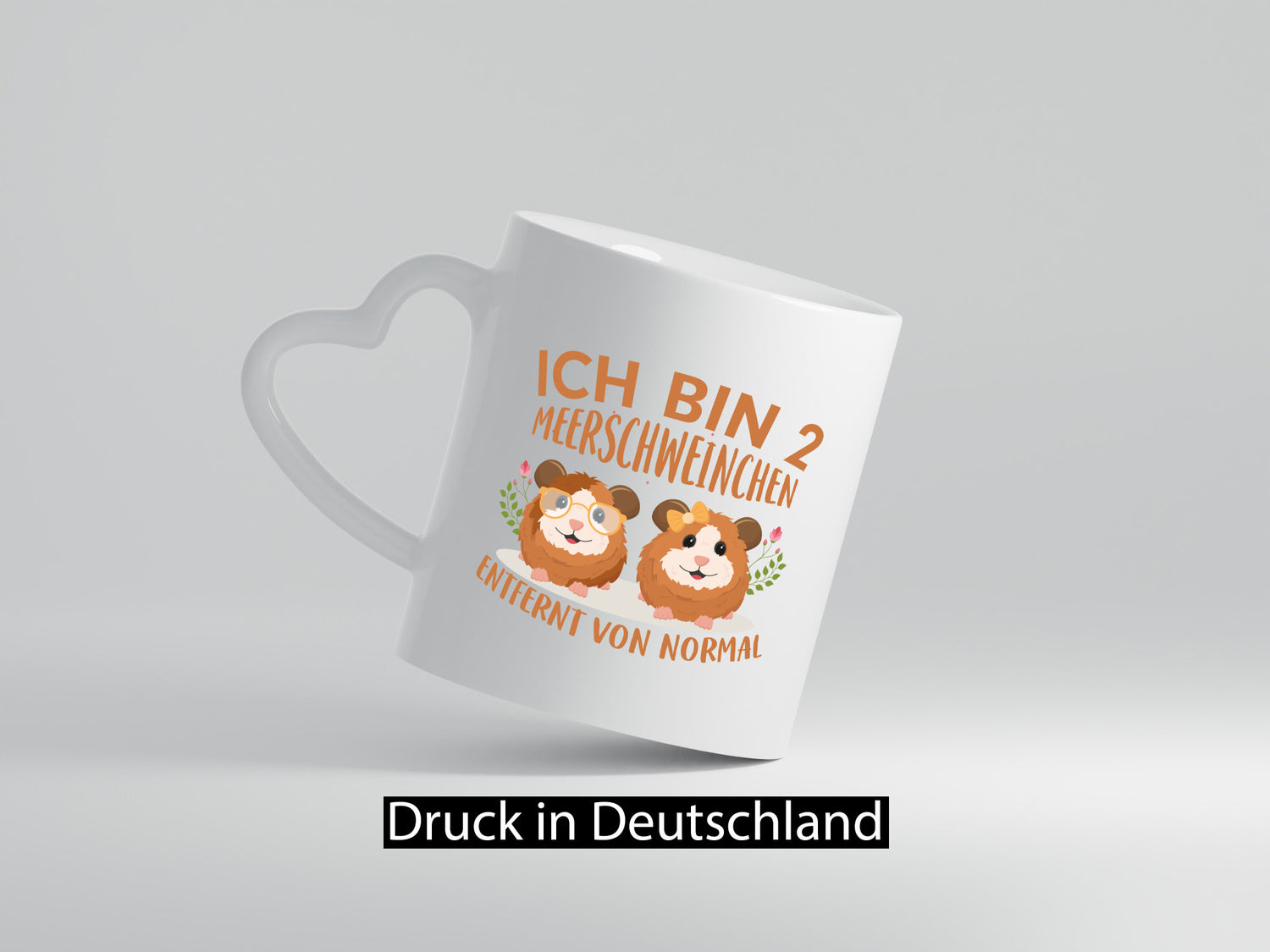 Zwei Meerschweinchen | Tierfreund Tasse Tier Liebe lustig Tierliebhaber Humor