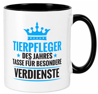 Besonderer Verdienst: Tierpfleger | Pflegeberuf Tierheim Humor Arbeit Kollegen