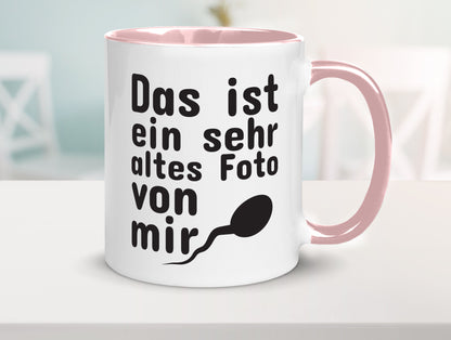 Sehr altes Foto von mir | lustige Tasse Männer Humor Geschenk Geschenkidee