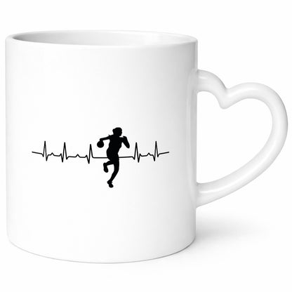Handball Herzschlag | Verein Sport Handballerin Geschenk Humor Geschenkidee