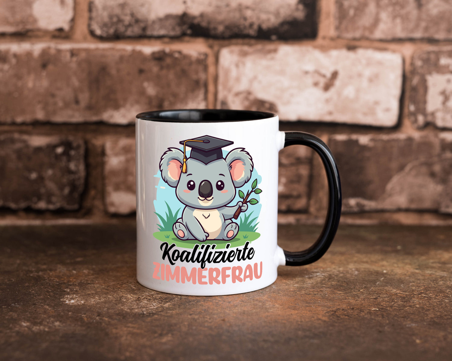 Koalifizierte Zimmerfrau| Holzbau | Handwerkerin lustiger Spruch Geschenk Humor