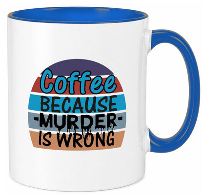 Kaffeetrinker Tasse | schwarzer Humor Büro Spruch Geschenk Arbeit Kollegen