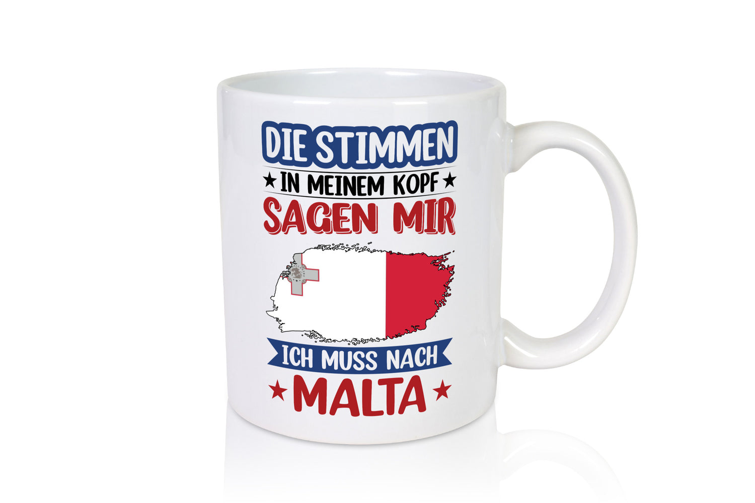Malta | Urlaub Stimmen in meinem Kopf Traumland lustiger Spruch Geschenk Humor