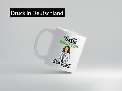 Beste Tierärztin | Mediziner Tiermedizin v2 Humor Tierliebhaber Geschenkidee