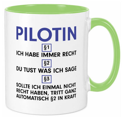 Ich habe immer Recht Pilotin | Definition Piloten v2 lustiger Spruch Geschenk