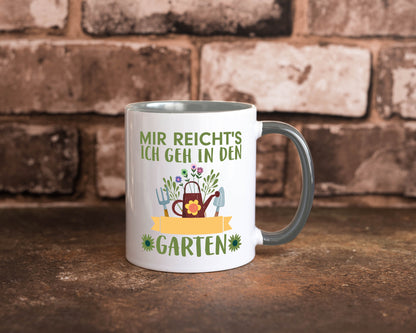 Ich geh in den Garten | Gärtner Tasse Gartenarbeit Humor Arbeit Kollegen Büro
