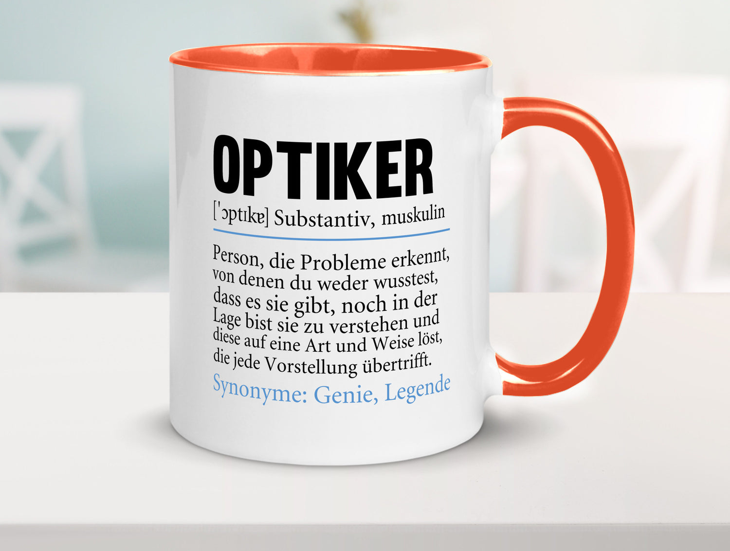 Optiker | Spruch Augenoptiker Beruf Humor v2 lustiger Geschenk Arbeit Kollegen