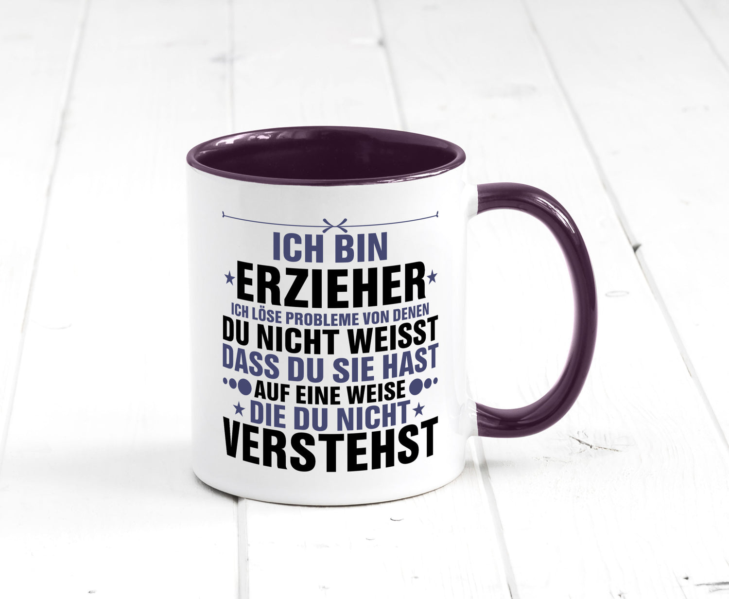 Löse Probleme: Erzieher | Pädagoge Schule v2 lustiger Spruch Geschenk Humor