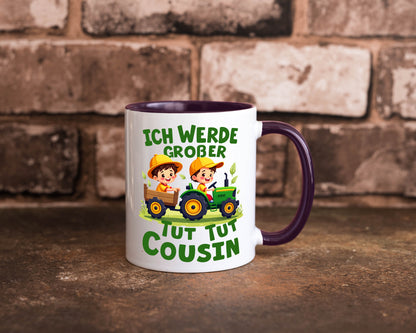 Ich werde Großer Cousin | Familie Bauer lustiger Spruch Geschenk Geschenkidee