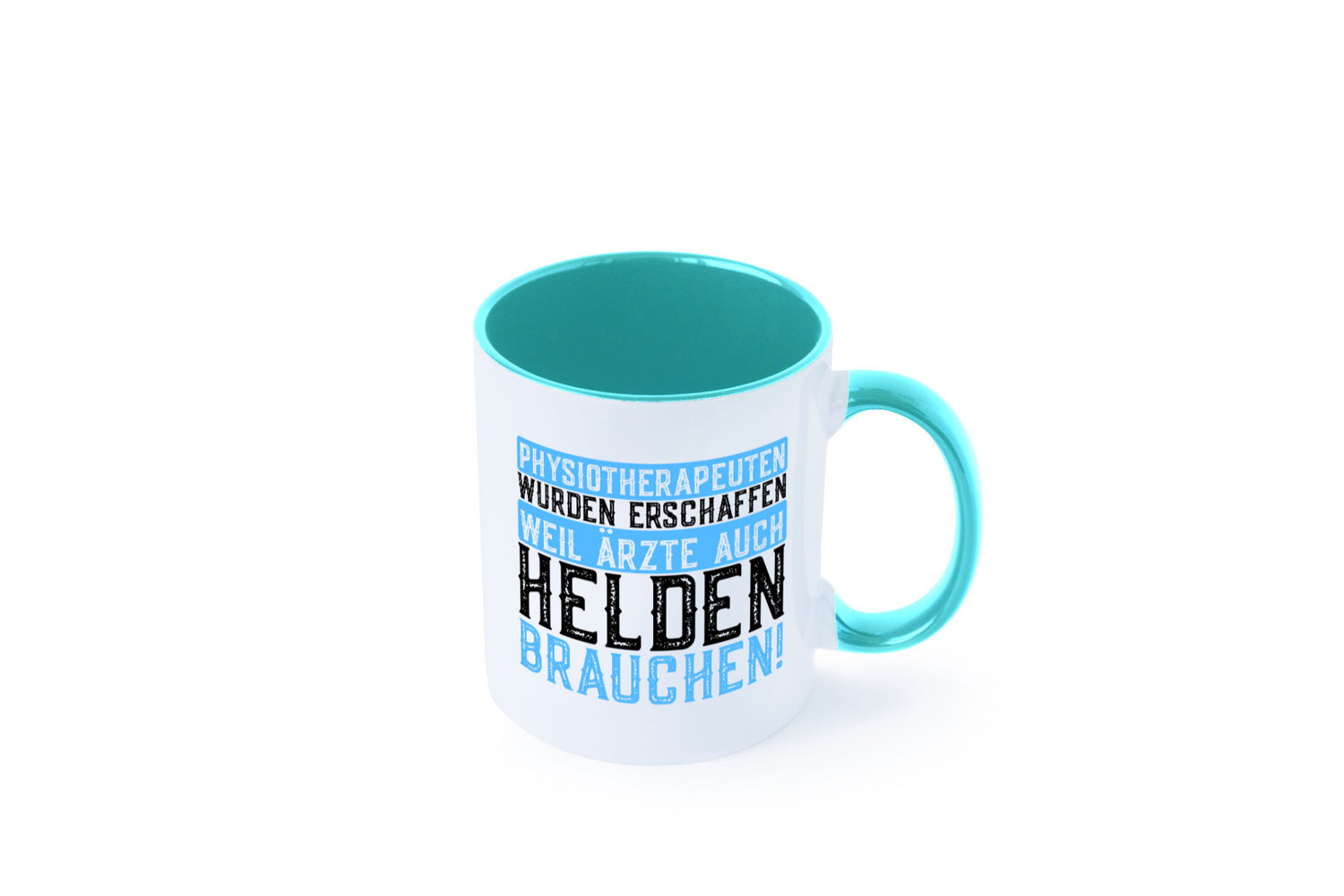 Physiotherapeut | Helden Therapeutin lustiger Spruch Humor Geschenkidee Tasse