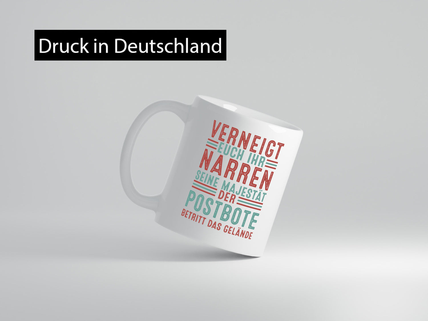 Verneigt euch: Postbote | Beruf Post Briefträger Geschenk Arbeit Kollegen Büro
