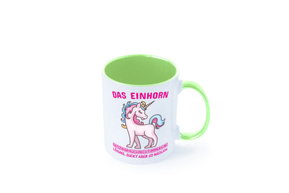 Niedliches Einhorn | lustige Tasse Frauen Mädchen lustiger Spruch Geschenk