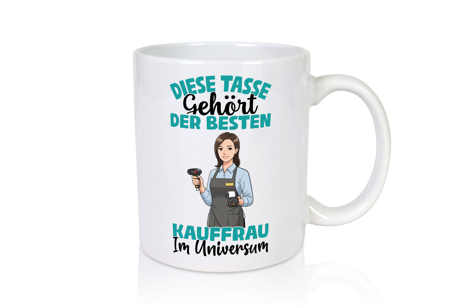Im Universum: Kauffrau | Kauffrauen lustig Humor Geschenkidee Geschenk Tasse